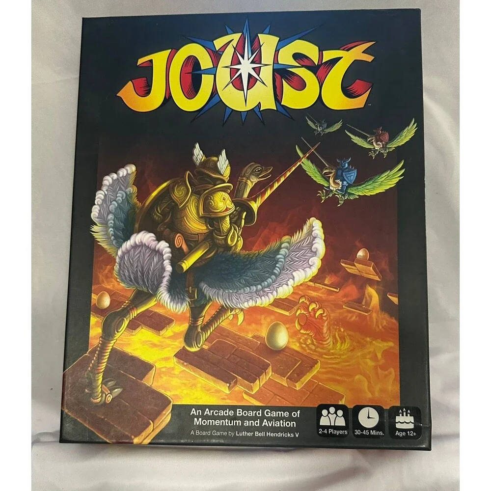 Joust Arcade Board Game of Momentum and Aviation (IDW) - Open/Unplayed